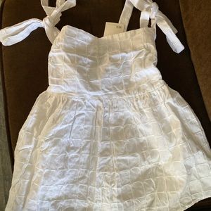 ASOS white maternity babydoll top